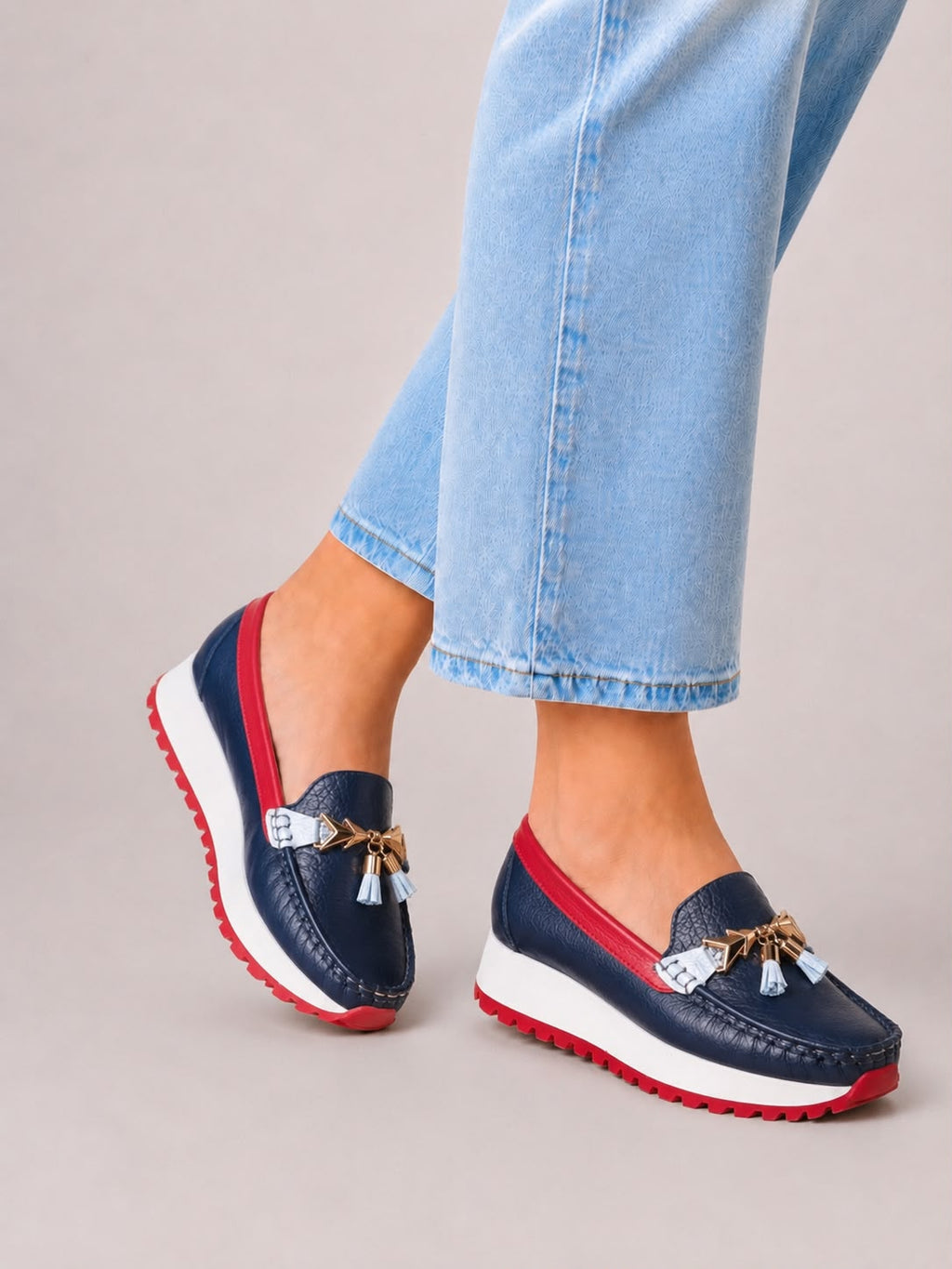 Mocasines 100% Cuero