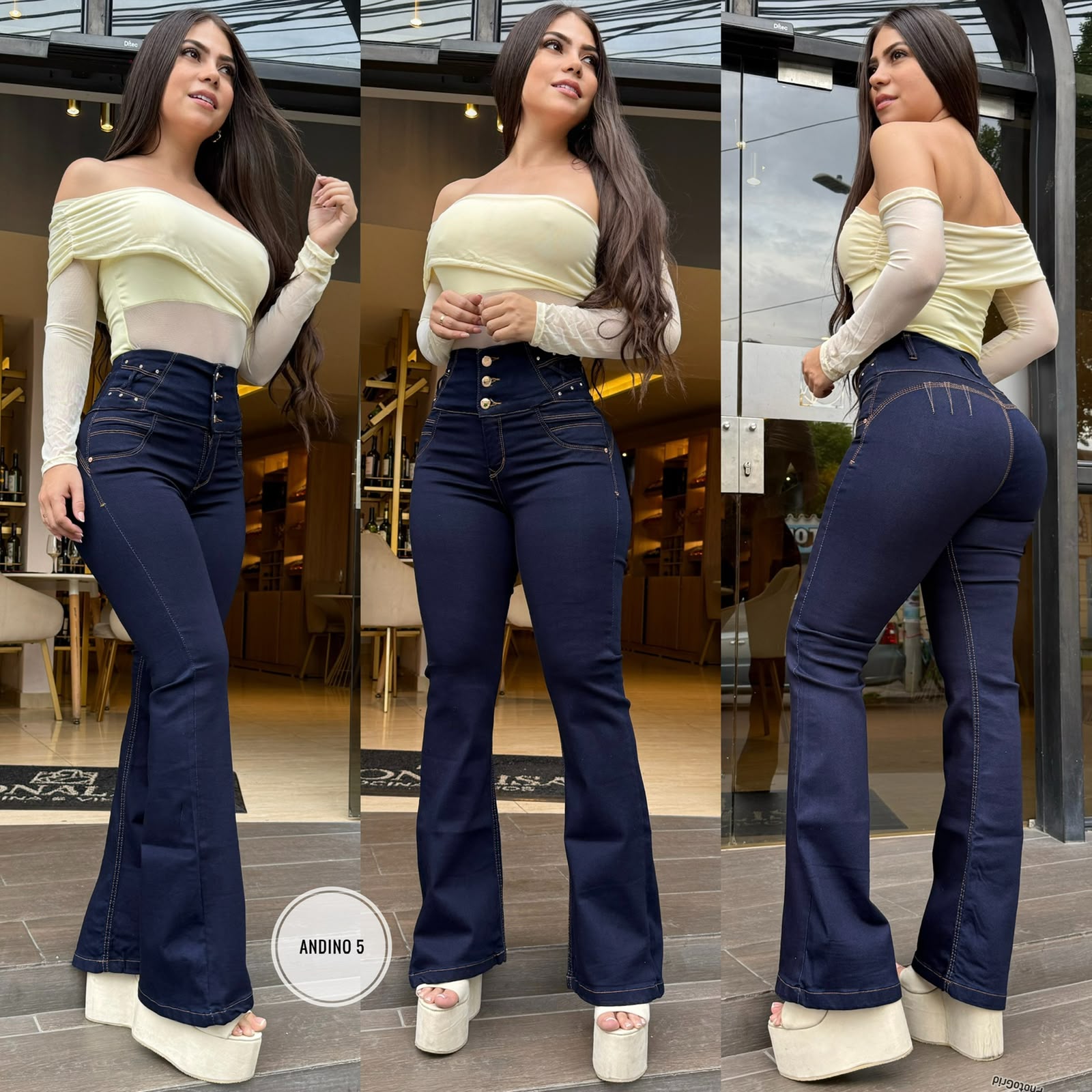 Escritura
 JEANS LEVANTA COLA
