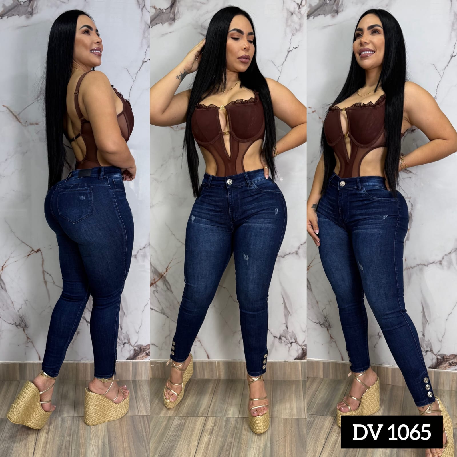 JEANS LEVANTA COLA